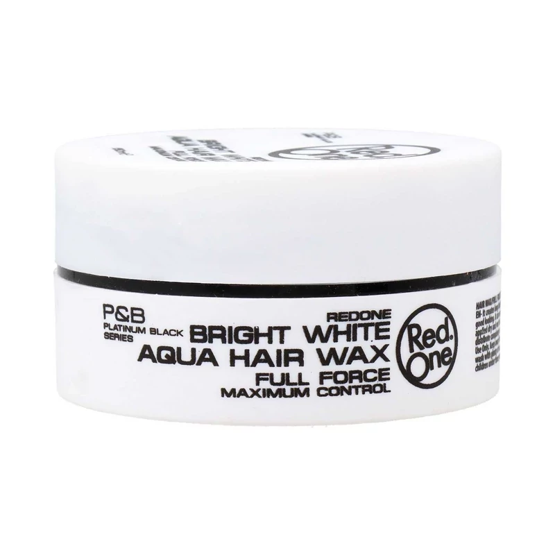 واکس مو براق کننده رد وان Red One مدل White Hair Wax رنگ سفید مناسب انواع مو حجم 150 میل