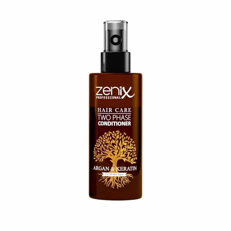 نرمکننده دو فاز مراقبت از مو زنیکس Zenix Professional حاوی آرگان و کراتین حجم 250 میل