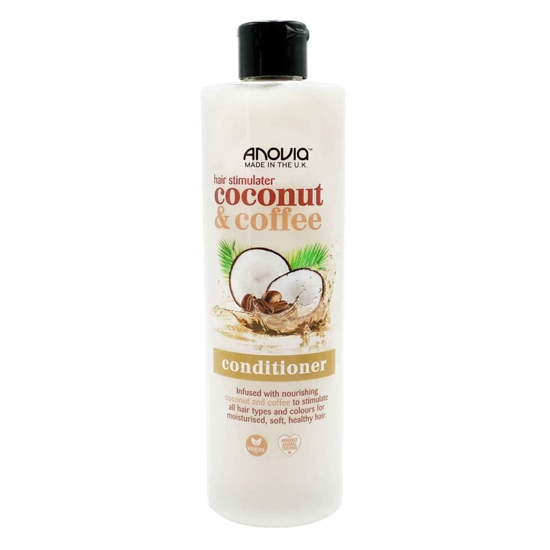 نرم کننده تقویتکننده مو آنویا Coconut & Coffee حاوی عصاره نارگیل و قهوه 415 میل