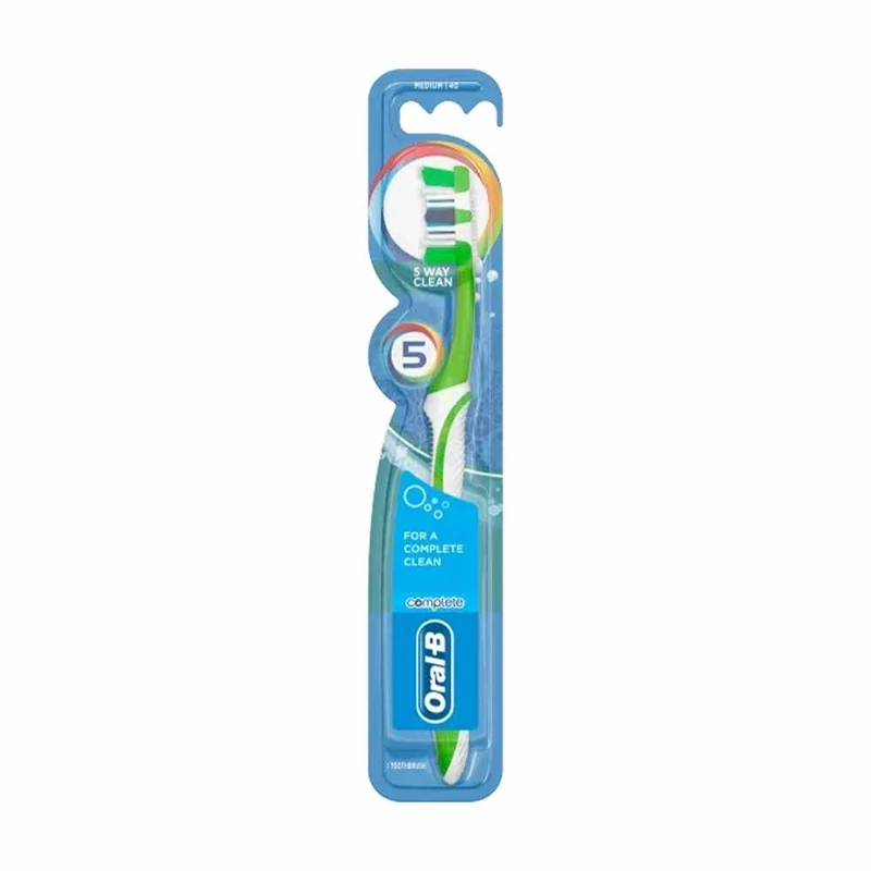 مسواک اورال بی مدل 5Way Clean با برس متوسط