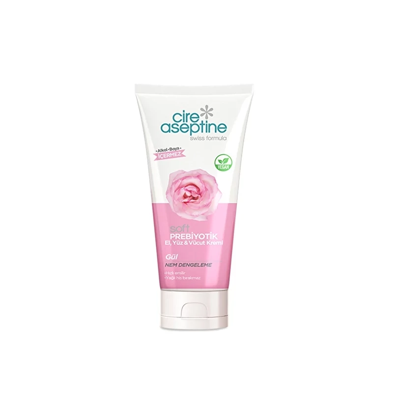 کرم مرطوب کننده سافت آسپتین حاوی عصاره گل رز Cire Aspetine حجم 200 میل