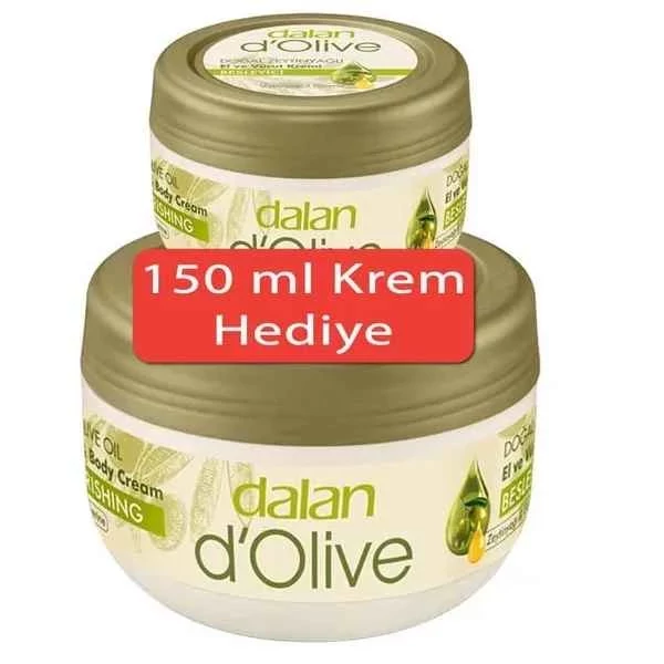 کرم دست و بدن دالان حاوی روغن زیتون و گلیسیرین 300 میل + 150 میل