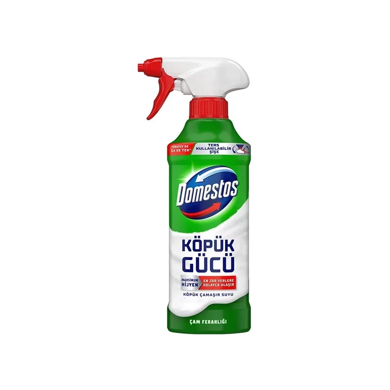 فوم سفید کننده قدرتمند دامستوس Domestos مدل Köpük Gücü با رایحه کاج حجم 450 میل