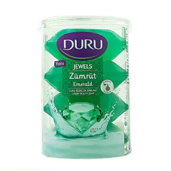 صابون دورو لیوانی 400 گرم حاوی عصاره زمرد سبز DURU