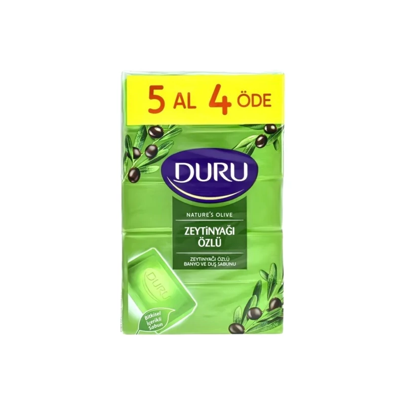 صابون حمام دورو حاوی روغن زیتون بسته 5 عددی