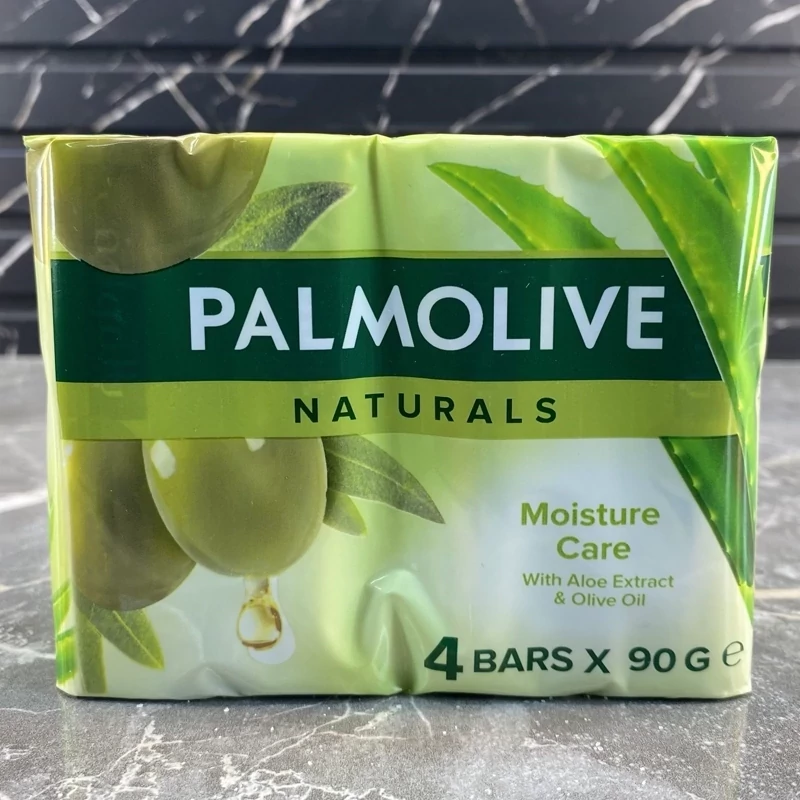صابون پالمولیو مدل Moisture Care حاوی عصاره شیر و زیتون بسته