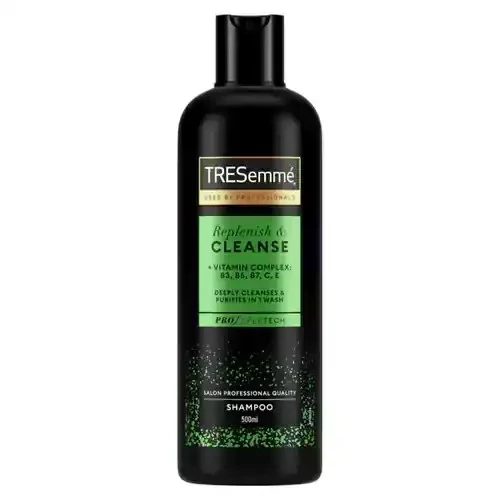 شامپو ویتامینه ترزمه Tresemme مدل Replenish cleanse حجم 500 میل
