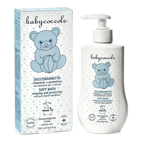 شامپو مرطوب کننده بدن کودک بی بی کوکول babycoccole حجم 250 میل