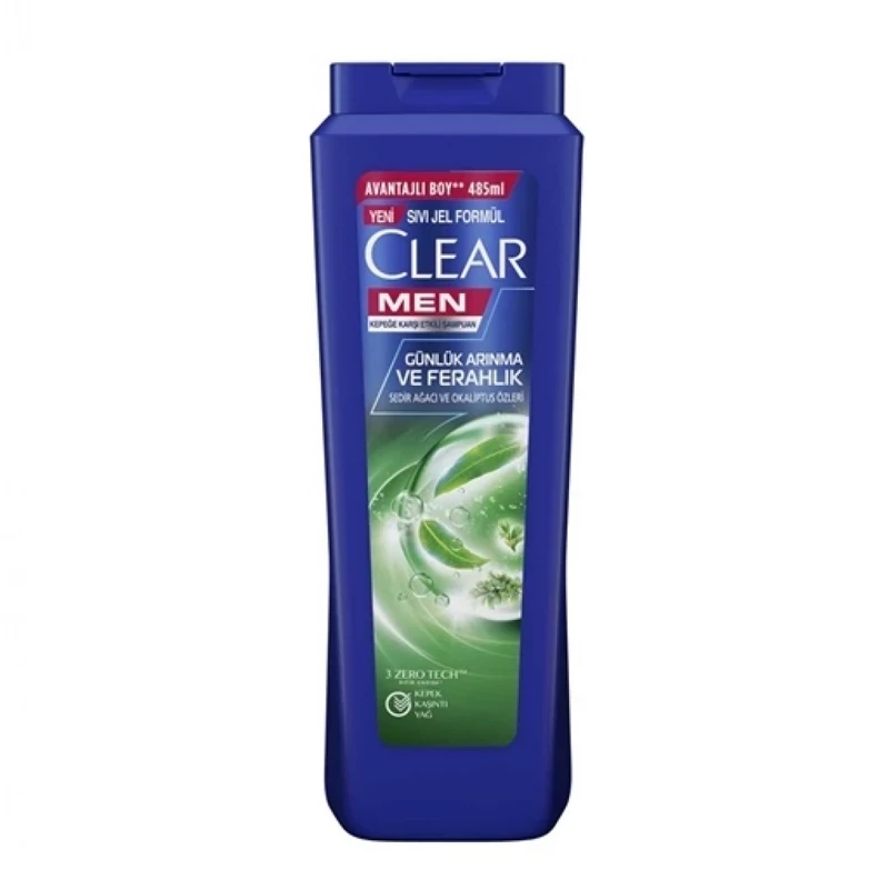 شامپو کلیر نعنایی مردانه 350 میل CLEAR MEN ضد شوره حاوی نعنا و اکالیپتوس