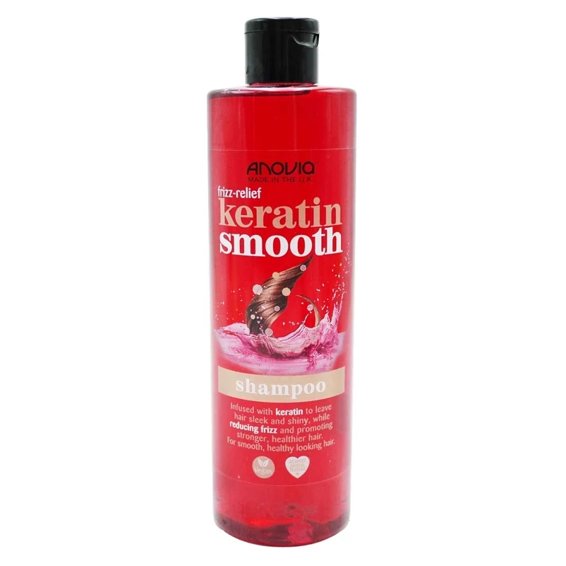 شامپو کراتینه آنویا مدل Keratin Ssmooth ضد موخوره حجم 415 میل