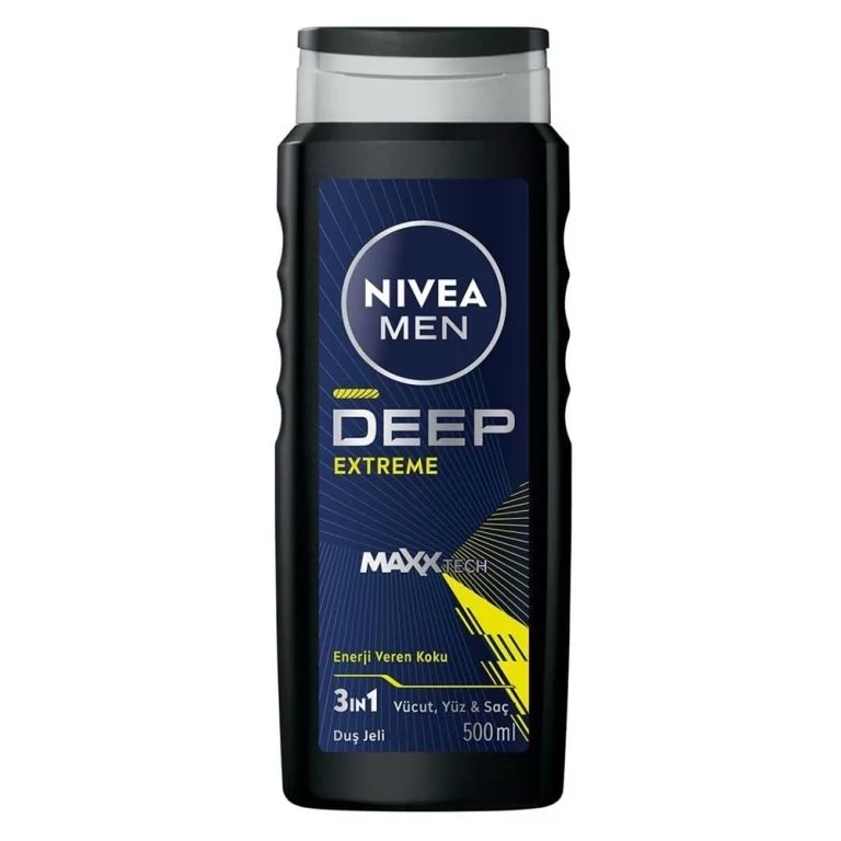 شامپو سر و بدن مردانه نیوا NIVEA مدل DEEP EXTREME حجم 500 میل