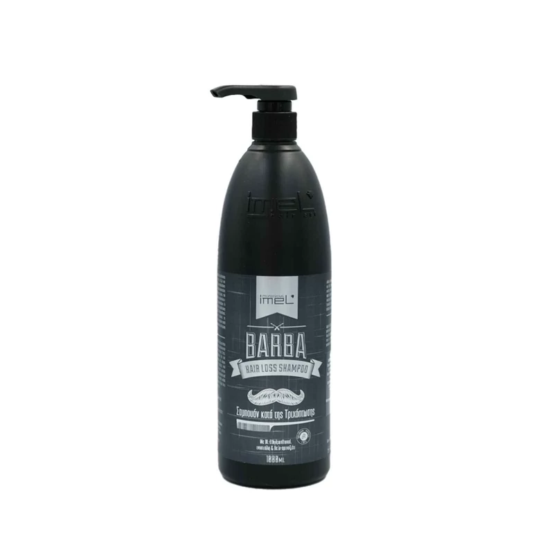 شامپو سر ضد ریزش مردانه باربا ایمل مدل Hair Loss Shampoo حجم 1000 میل