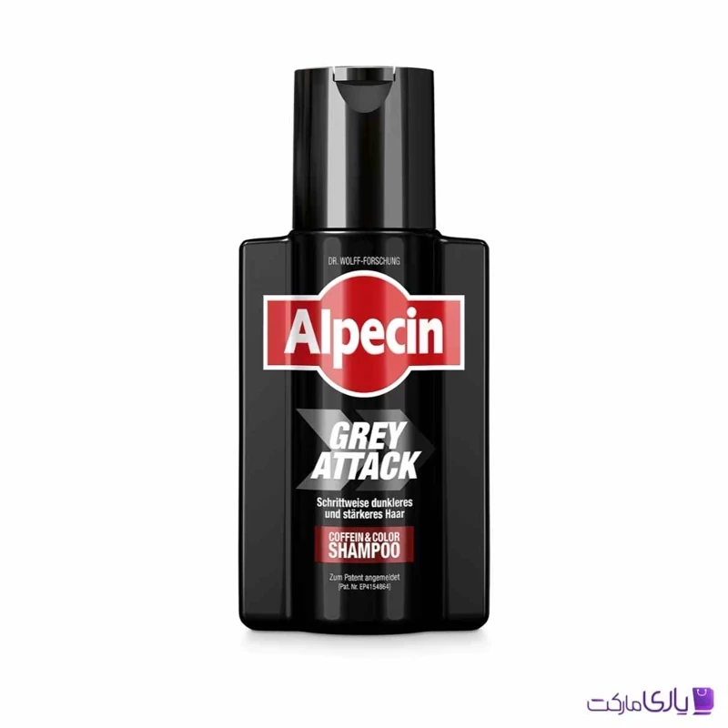 شامپو رفع سفیدی و ضد ریزش آلپسین مدل Grey Attack حجم 200 میل