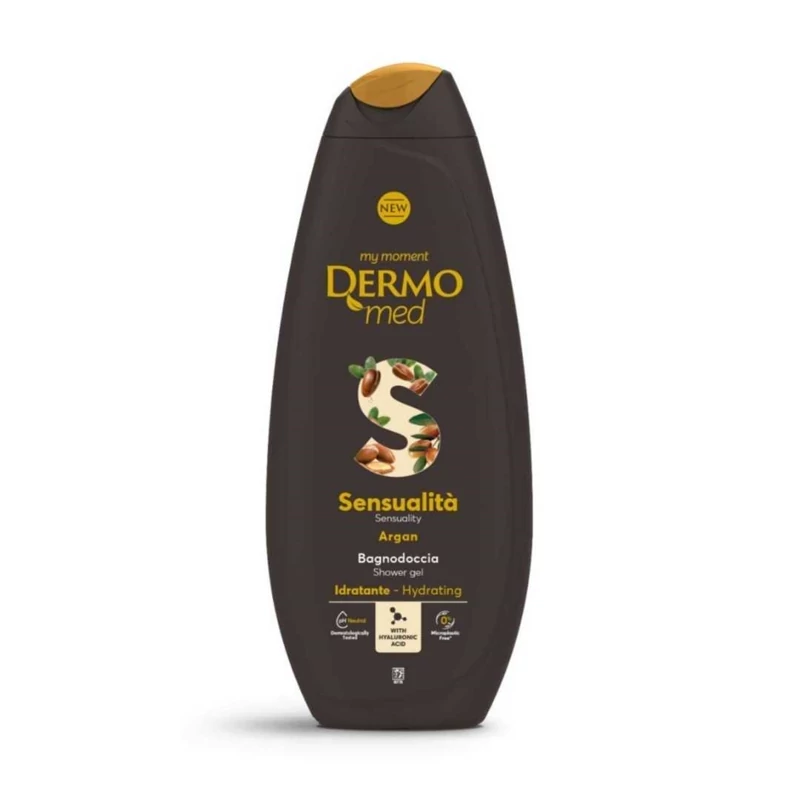 شامپو بدن درمومد حاوی آرگان مدل Sensualita Argan حجم 750 میل