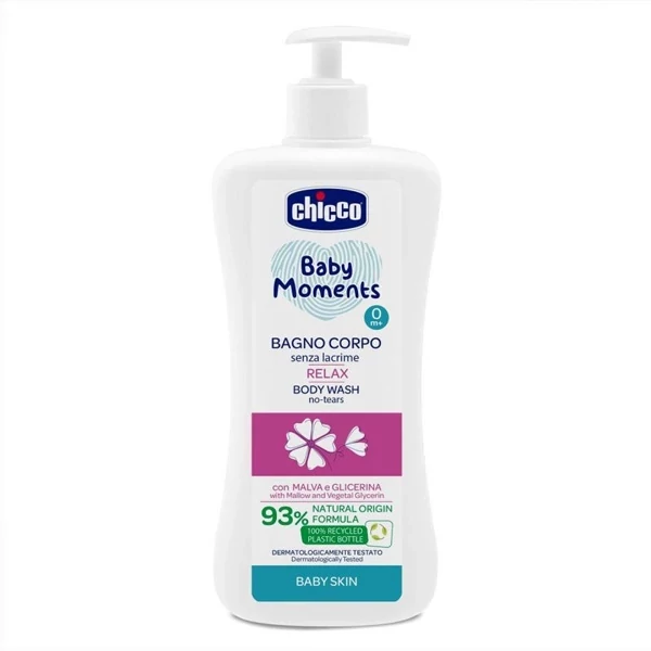 شامپو بدن بچه چیکو مدل BAGNO CORPO SENZA LACRIME RELAX حجم 500 میل