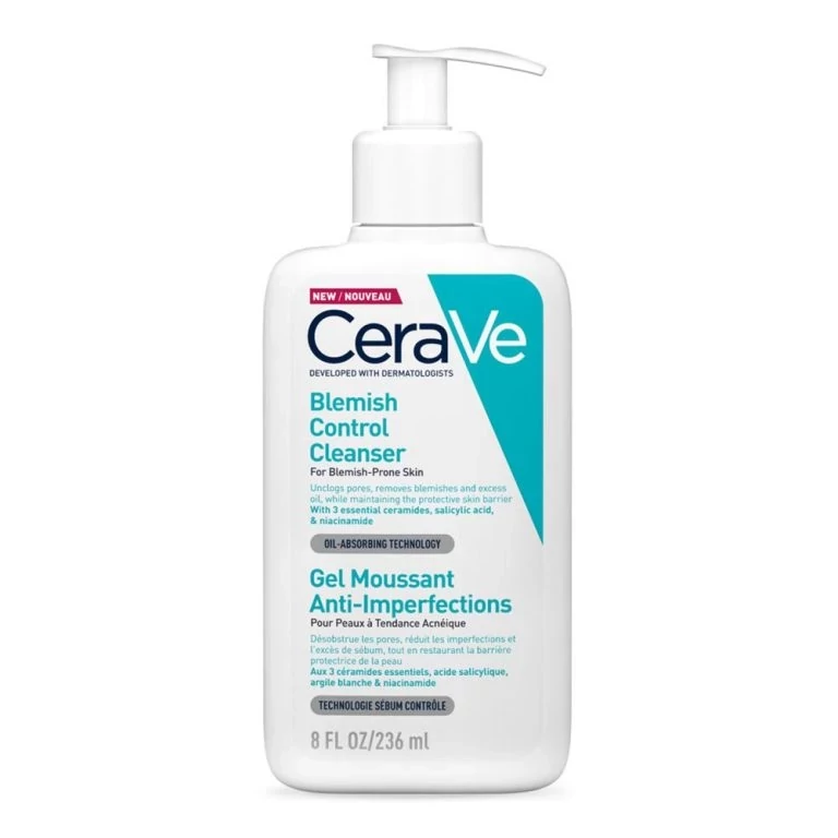 ژل شستشوی ضد جوش سراوی CERAVE مخصوص پوست چرب حجم 236 میل