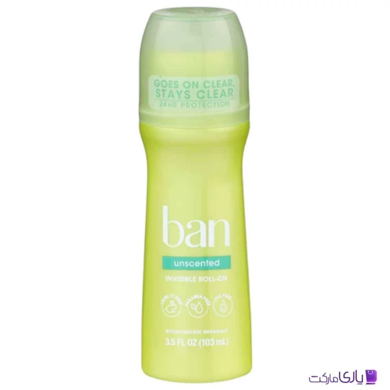 رول ضد تعریق بن Ban مدل Unscented بدون رایحه حجم 103 میل