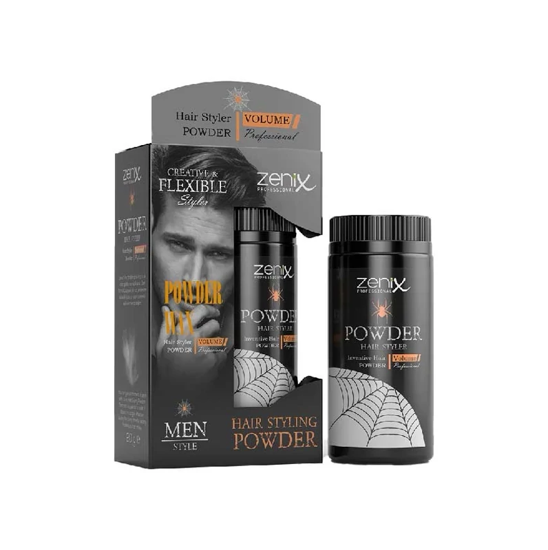 پودر حالت دهنده و حجم دهنده مو زنیکس Zenix مدل Volume حجم 20 گرم