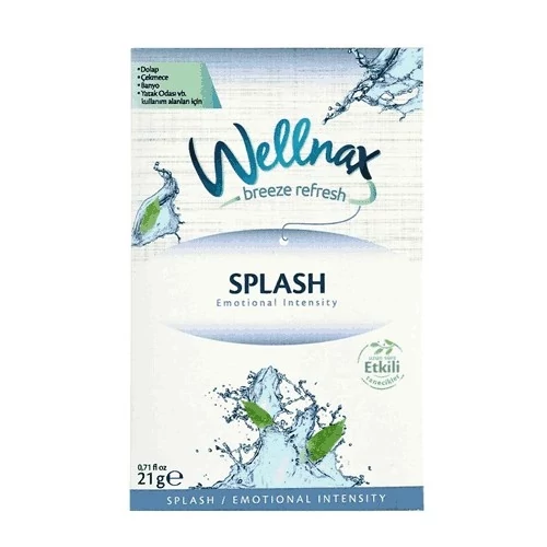 پودر خوشبوکننده کمد لباس ولناکس WELLNAX مدل Splash حجم 21 گرم
