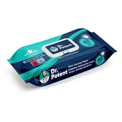 دستمال مرطوب دکتر پوتنت Dr Potent بسته 48 عددی