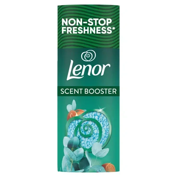 دانه های خوشبو کننده لباس لنور Lenor رایحه Sandalwood and Eucalyptus (چوب صندل و اکالیپتوس) حجم 176 گرمی
