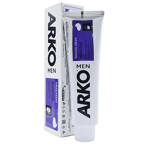 خمیر ریش پوست های حساس آرکو Arko Sensitive حجم 100 میل