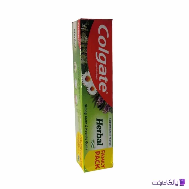 خمیر دندان گیاهی کلگیت مدل Herbal مناسب دندانهای قوی و لثههای سالم حجم 130 گرم