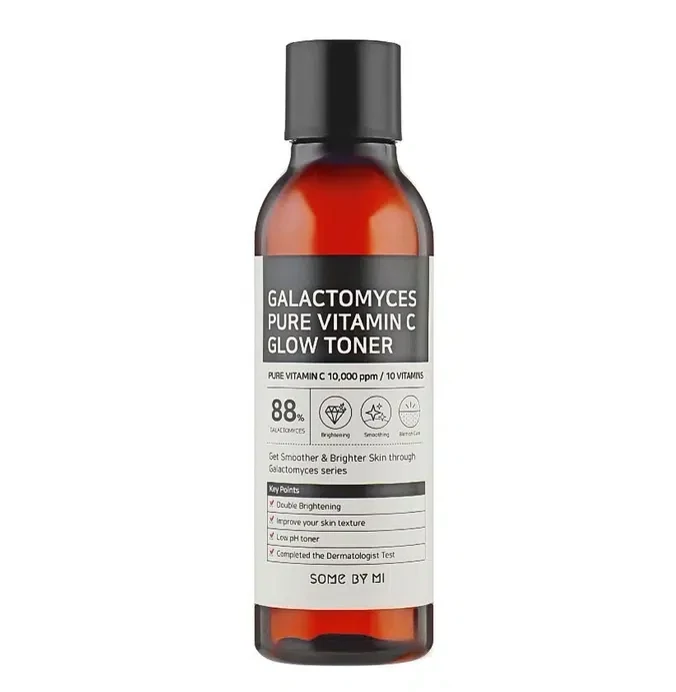 تونر سام بای می درخشان کننده حاوی ویتامین سی گلاکتومایسس حجم 200 میل SOMEBYMI GALACTOMYCES PURE VITAMIN C GLOW TONER