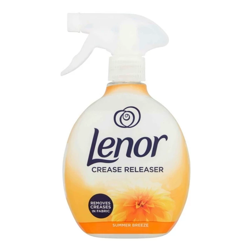 اسپری ضد چروک و خوشبو کننده لباس لنور lenor با رایحه نسیم تابستانی حجم 500 میل