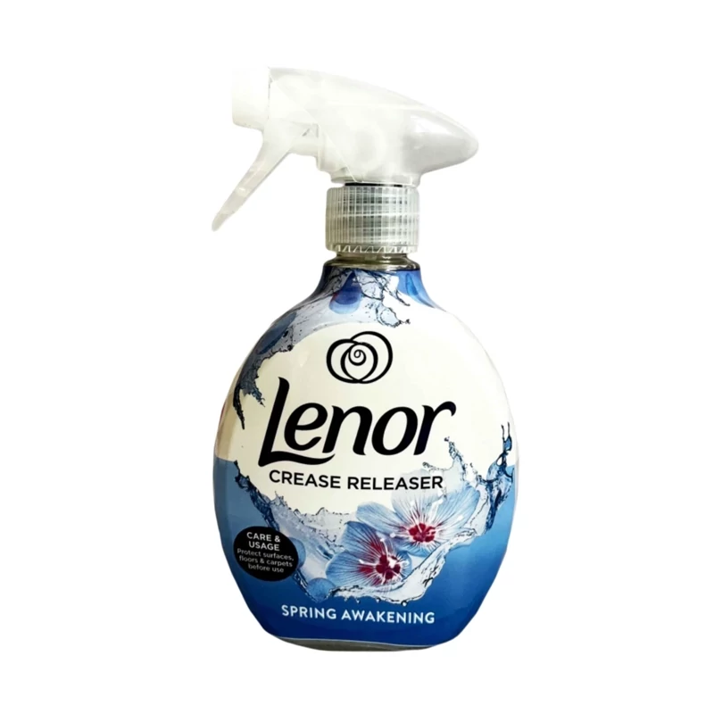 اسپری ضد چروک و خوشبو کننده لباس لنور lenor با رایحه بیداری بهاری حجم 500 میل