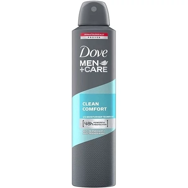 اسپری ضدتعریق مردانه داو مدل CLEAN COMFORT حجم 200 میل