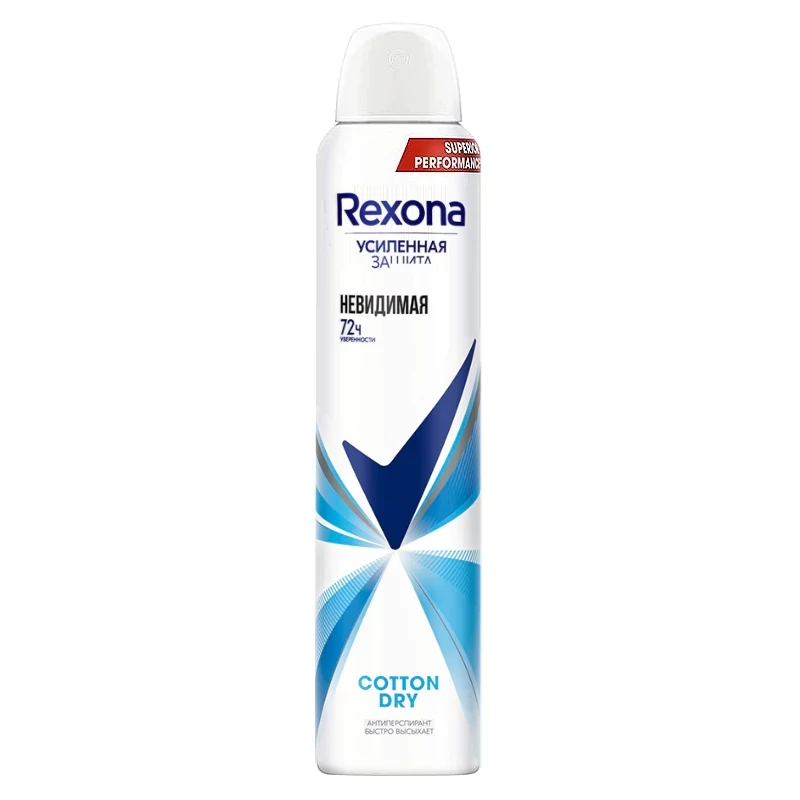 اسپری ضد تعریق زنانه رکسونا Rexona رایحه Bcotton dry حجم 200 میل