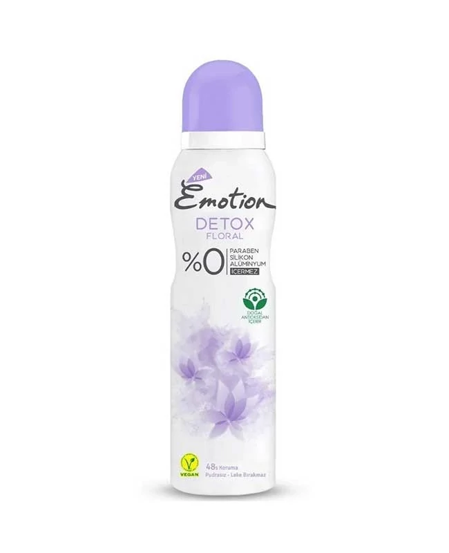 اسپری دئودورانت زنانه ایموشن Emotion مدل Detox Floral حجم 150 میل
