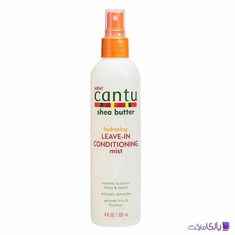 اسپری آبرسان شی باتر کنتو Cantu مو های فر مدل Leave-In حجم 237 میل