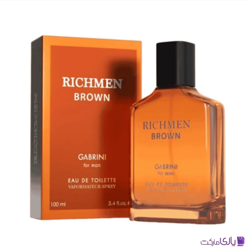 ادکلن مردانه گابرینی Gabrini مدل Richmen Brown حجم 100 میل