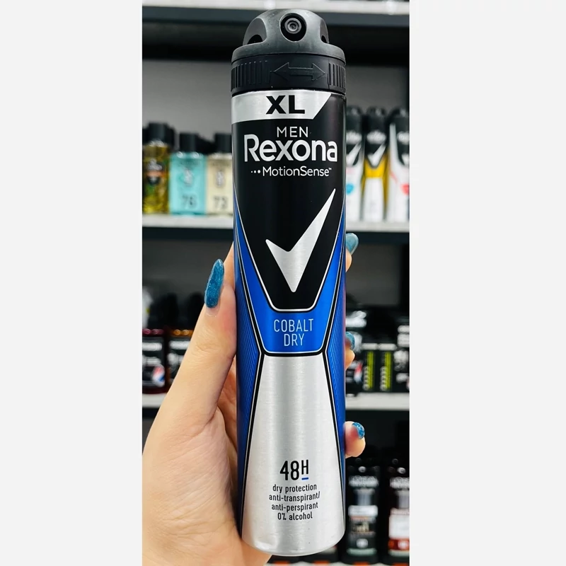 اسپری بدن ضد تعریق مردانه کوبالت درای رکسونا Rexona Men Cobalt Dry Body Spray