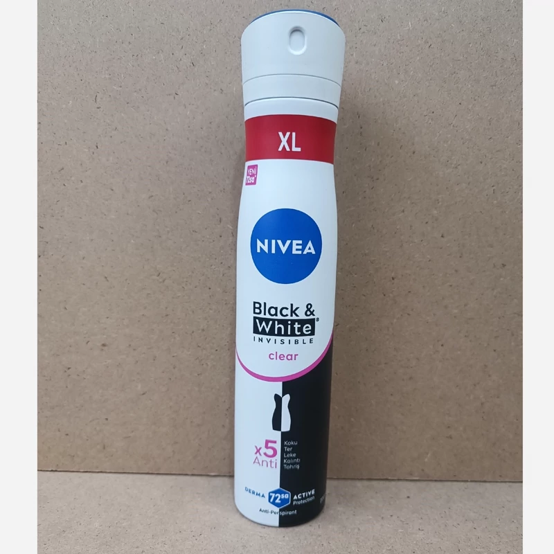 اسپری ضد تعریق زنانه نیوآ NIVEA مدل BLACK WHITE ORIGINALحجم 200میل