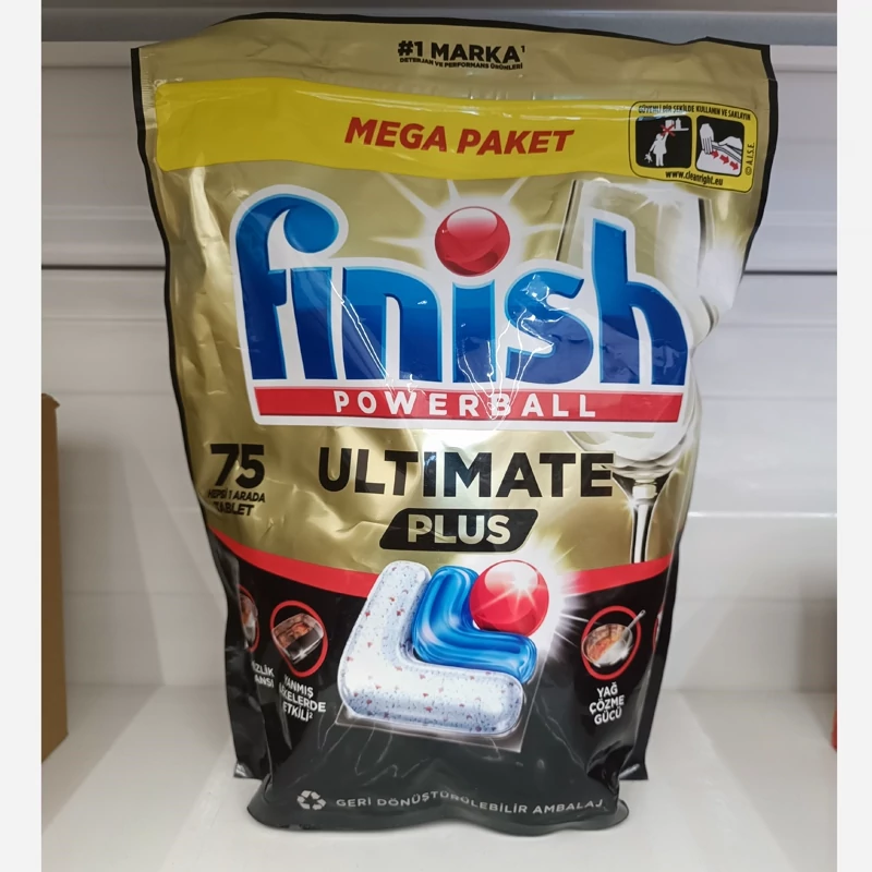 قرص ماشین ظرفشویی فینیش مدل التیمیت پلاس75عددی  Ultimate Plus Hepsi 1 Ardaتاریخ جدید