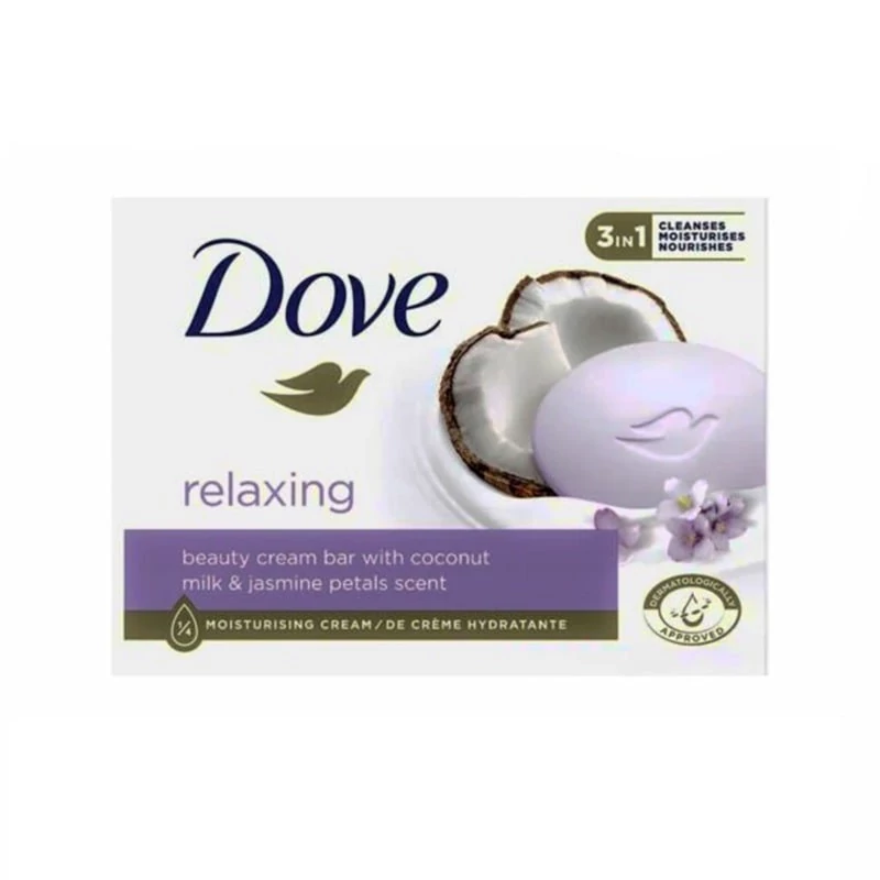 صابون داو  کرمی  90 گرم Dove عصاره نارگیل و گل یاسمین