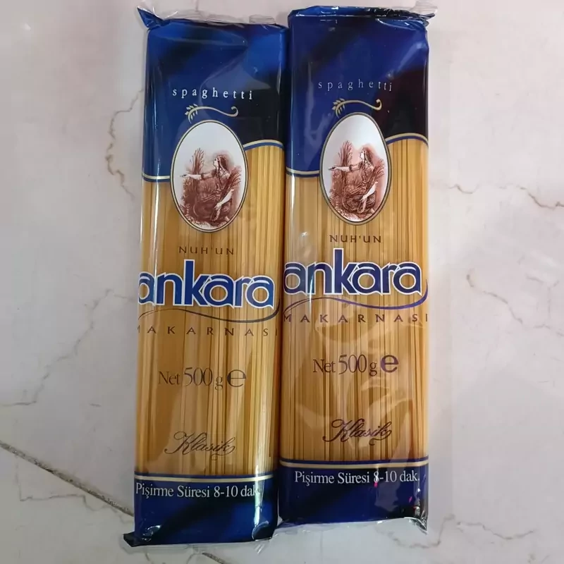 ماکارونی آنکارا ankara رشته ای باریک بسته 500گرمی