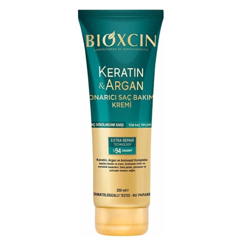 ماسک مو ترمیم کننده و مرطوب کننده حاوی کراتین و روغن آرگان بیوکسین مدل 1