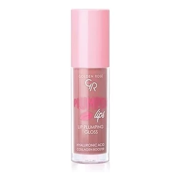 لیپ گلاس رنگی حجم دهنده PLUMPED LIPS گلدن رز Golden Rose کد 206