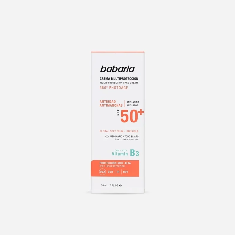 کرم ضد آفتاب چند کاره SPF+50 باباریا