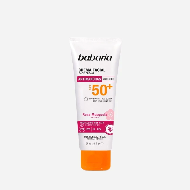 کرم ضد آفتاب SPF 50  ضد لک و ضد چروک باباریا