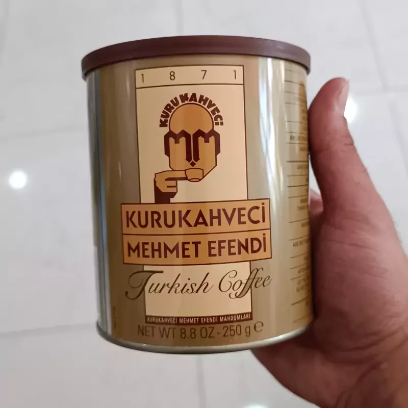 قهوه ترک مهمت افندی 250 گرمی محصول کشور ترکیه  Mehmet Efendi