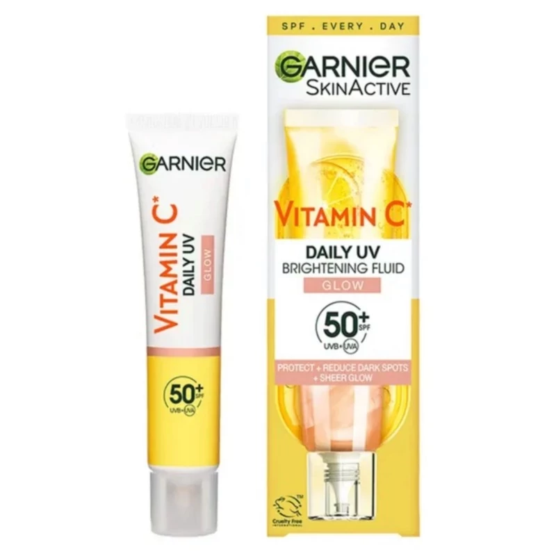 ضد آفتاب رنگی ویتامین سی گارنیر حاوی spf50 حجم 40 میل