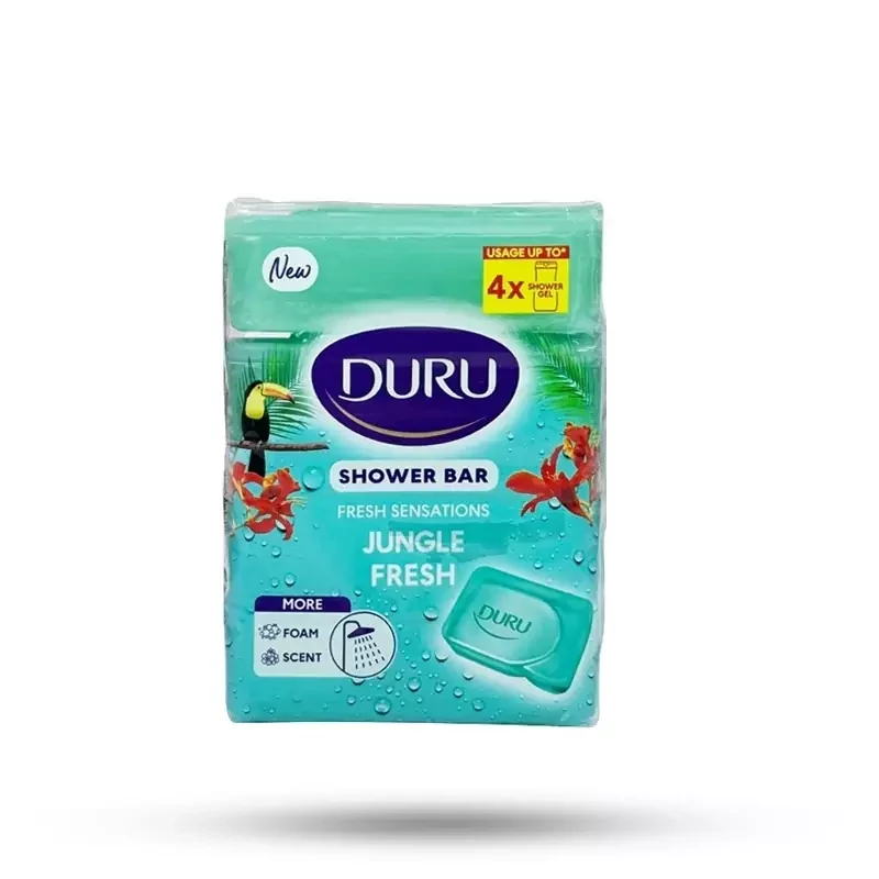 صابون حمام دورو رایحه طراوت جنگل بارانی بسته 4 عددی اصلی ترکیه600گرمی
