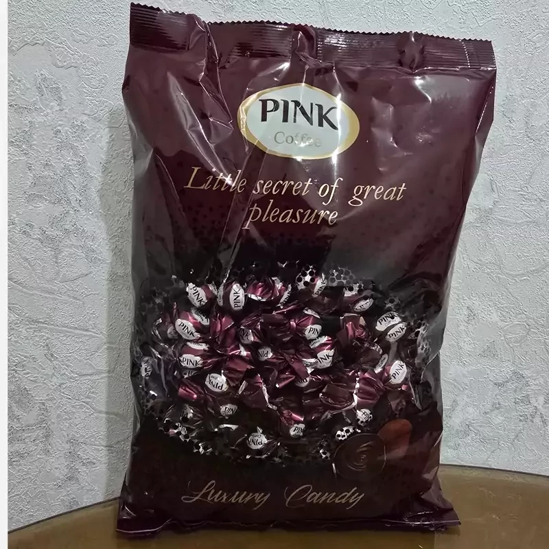 شکلات ترافل پینک قهوه Pink Truffle بسته نیم کیلویی