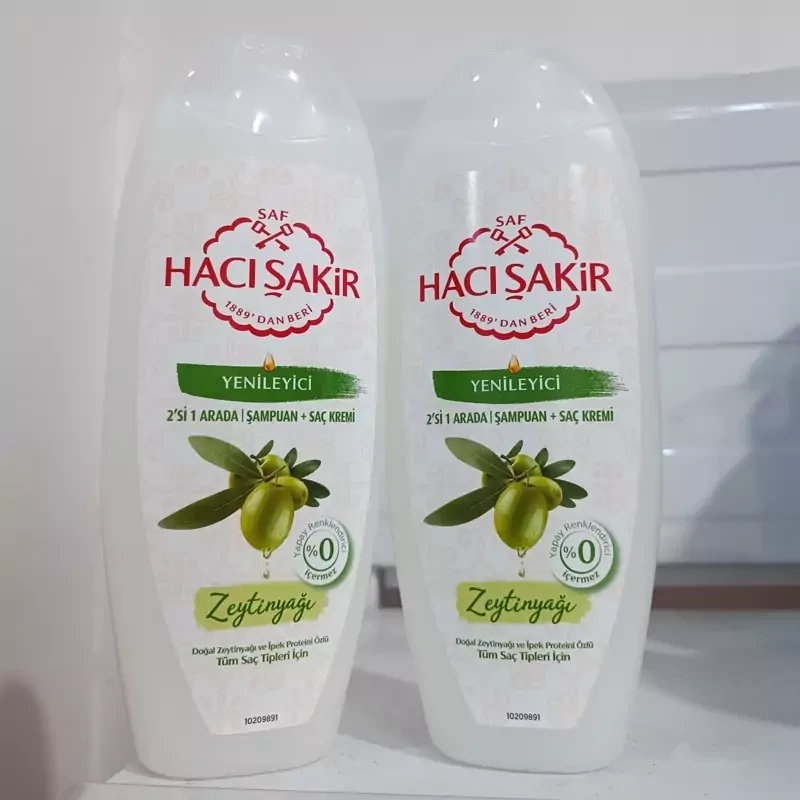 شامپو روغن زیتون حاج شاکر مناسب تمامی موها Haci sakir حجم 500