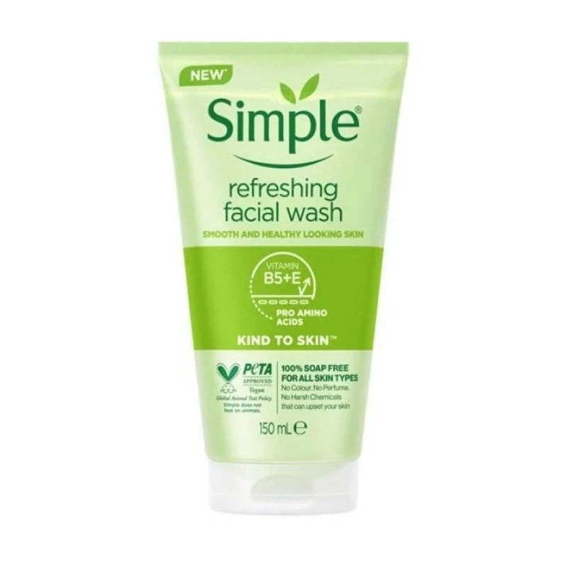 ژل شستشوی طراوت بخش سیمپل مدل refreshing